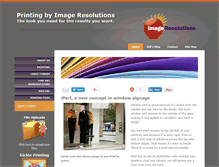 Tablet Screenshot of imageresolutions.com